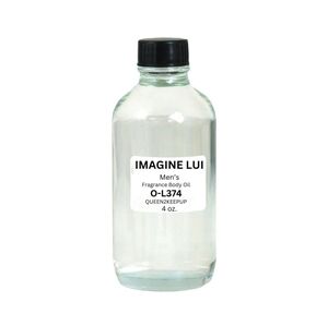 Imagine Lui Men's Body Oil Fresh Citrus Warm Spice and Elegant Woods Scent 4 oz